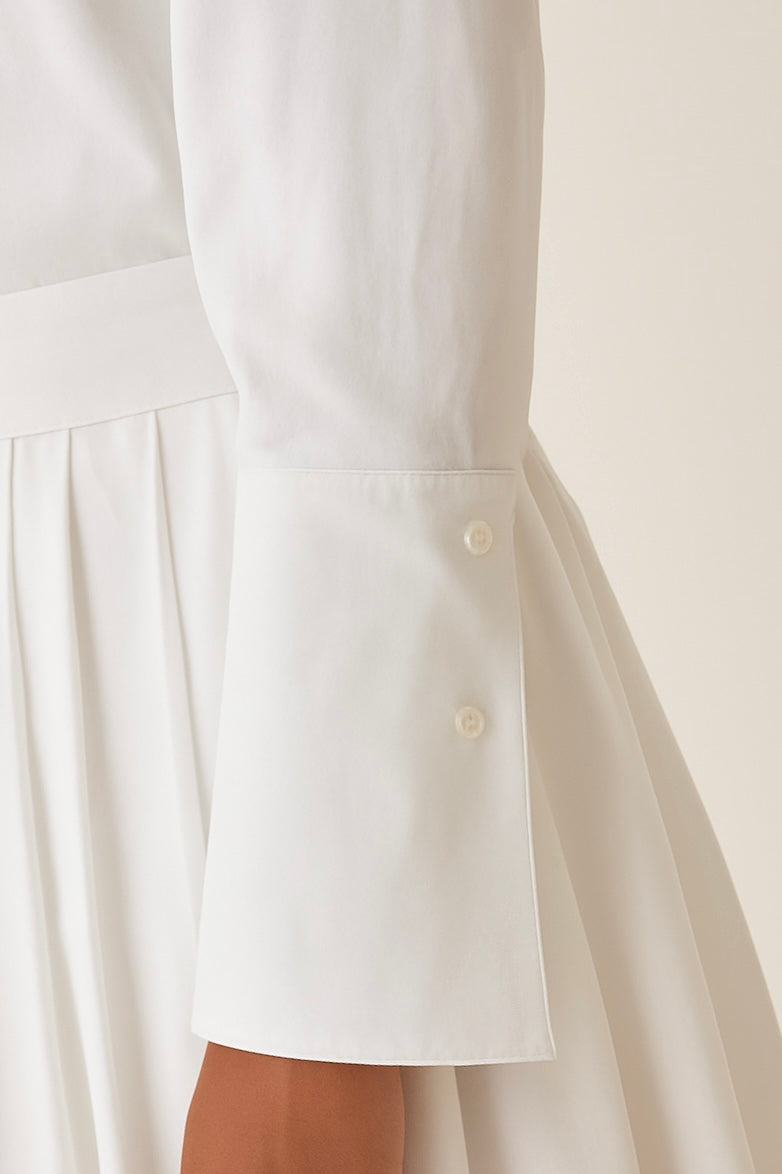 Mathilde White Shirt Bodysuit