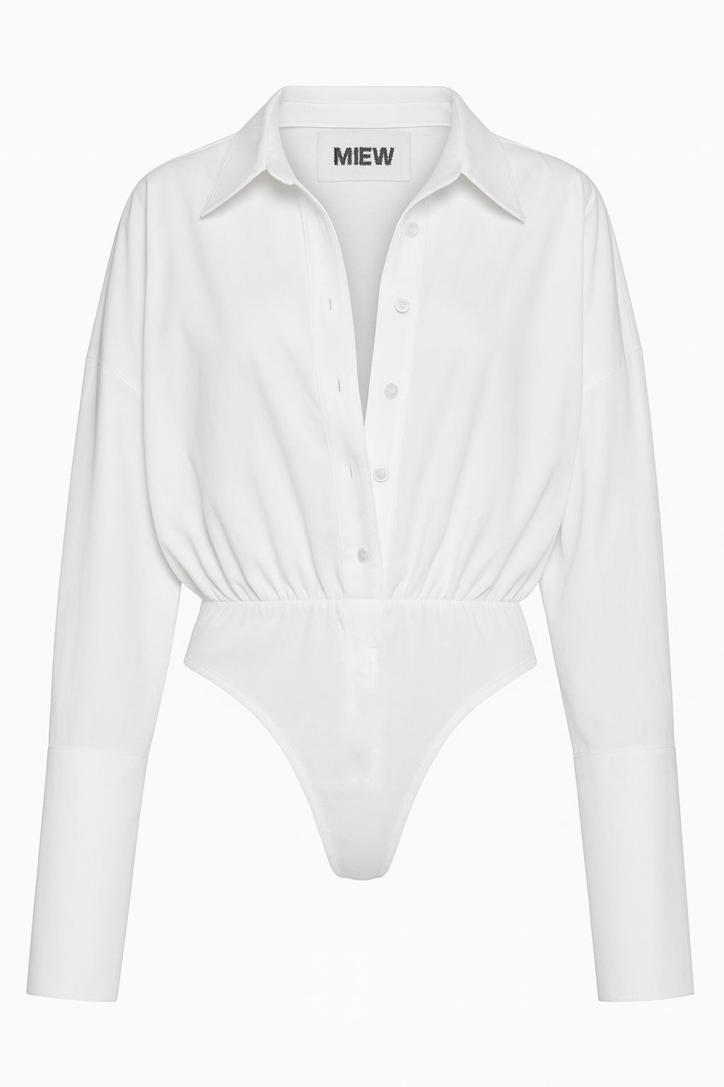 Mathilde White Shirt Bodysuit